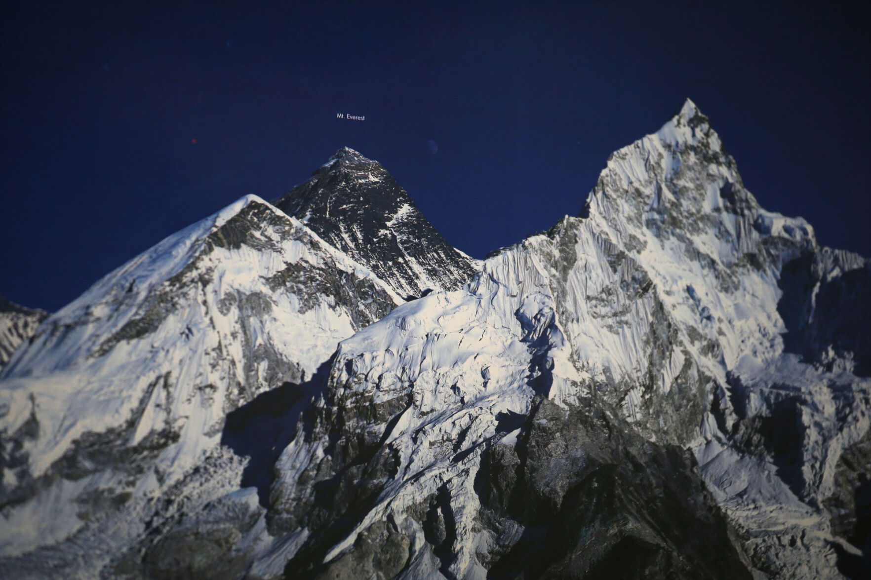 Mt. Everest photo at Taste of Nepal restaurant in Niagara Falls